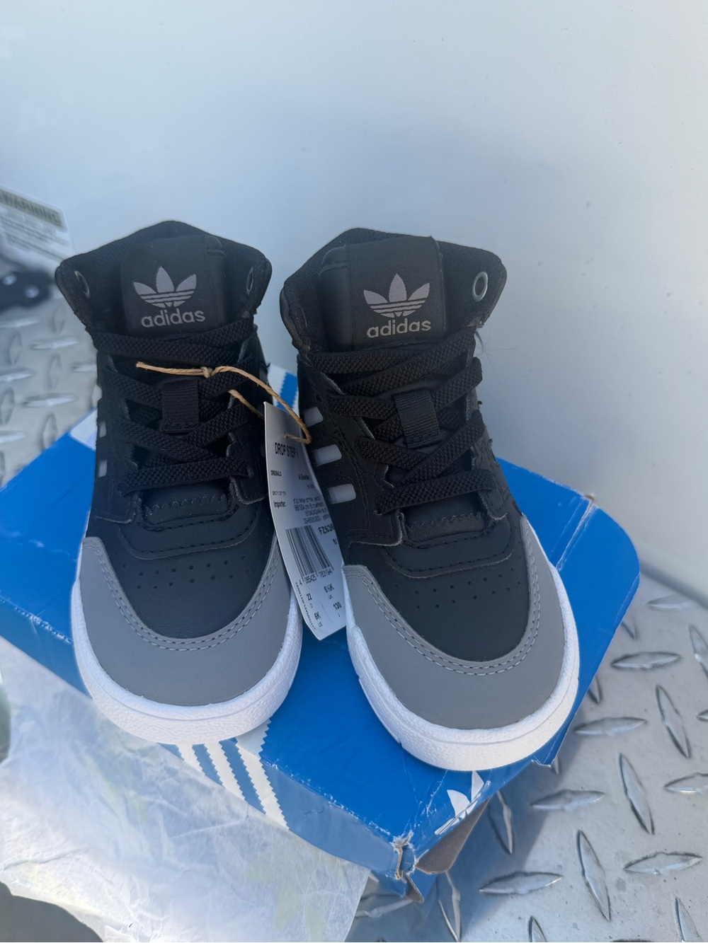adidas Drop Step I Kids' Sneakers - Black/Grey/White